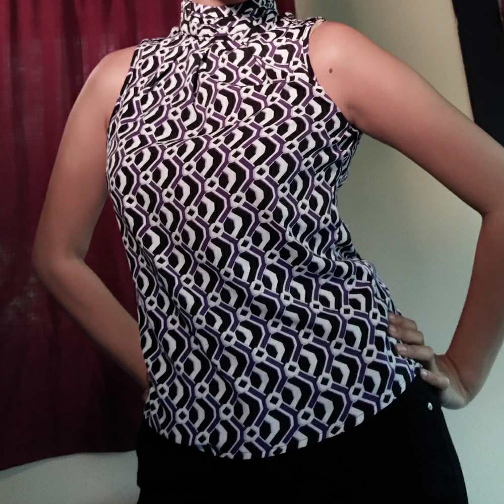 Amazing High Neck Blouse Size 6